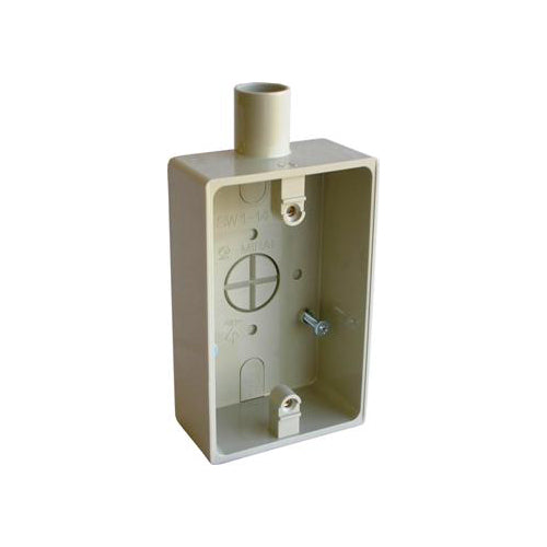 露出スイッチボックス(14用/1方出)_00-9290_SW1-14J_OHM(オーム電機)